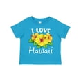 thumbnail image 1 of Inktastic I Love Hawaii Hibiscus Flowers Boys or Girls Toddler T-Shirt, 1 of 5