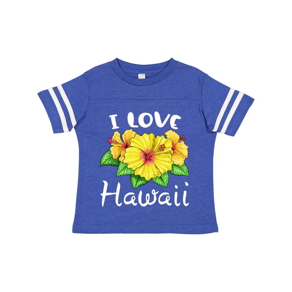 Inktastic I Love Hawaii Hibiscus Flowers Boys or Girls Toddler T-Shirt