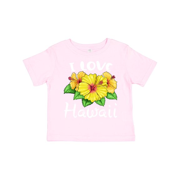 Inktastic I Love Hawaii Hibiscus Flowers Boys or Girls Toddler T-Shirt