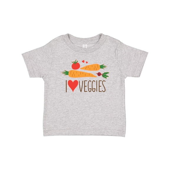 Inktastic I Love Heart Veggies Vegetables Healthy Food Boys or Girls Baby T-Shirt