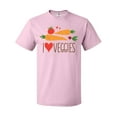thumbnail image 1 of Inktastic I Love Heart Veggies Vegetables Healthy Food T-Shirt, 1 of 5