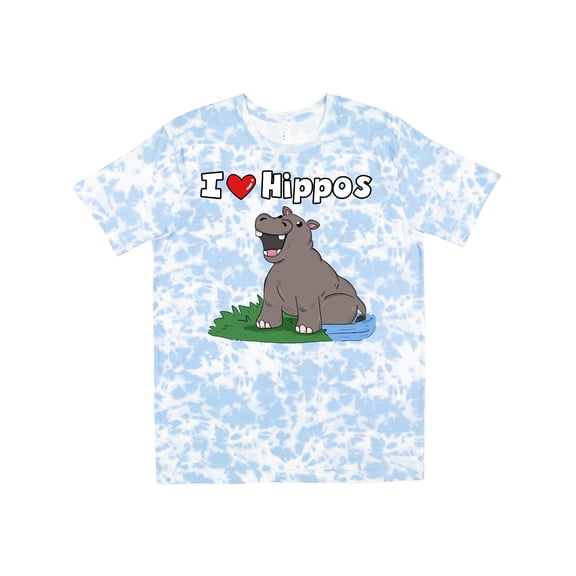 Inktastic I Love Hippos T-Shirt