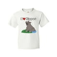 thumbnail image 1 of Inktastic I Love Hippos Youth T-Shirt, 1 of 5