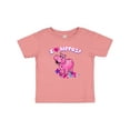 thumbnail image 1 of Inktastic I Love Hippos with Pink Hippo and Flowers Boys or Girls Baby T-Shirt, 1 of 5