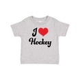 thumbnail image 1 of Inktastic I Love Hockey Girls Baby T-Shirt, 1 of 5
