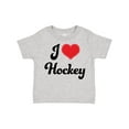 thumbnail image 1 of Inktastic I Love Hockey Girls Toddler T-Shirt, 1 of 5