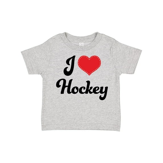 Inktastic I Love Hockey Girls Toddler T-Shirt