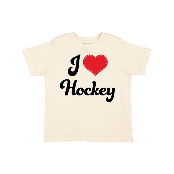 Inktastic I Love Hockey Girls Toddler T-Shirt