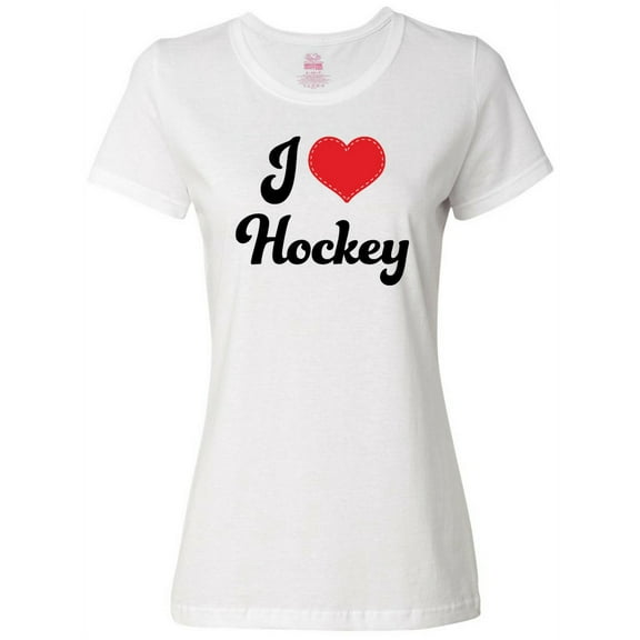 Inktastic I Love Hockey Women's T-Shirt