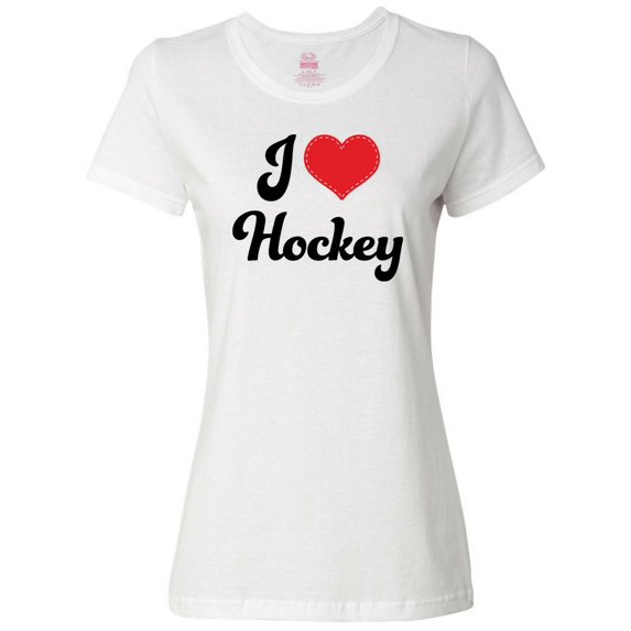 Inktastic I Love Hockey Women's T-Shirt