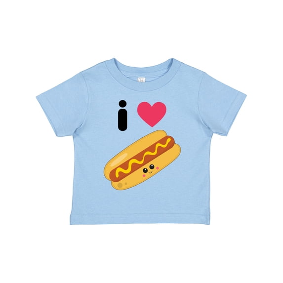Inktastic I Love Hot Dogs Boys or Girls Toddler T-Shirt