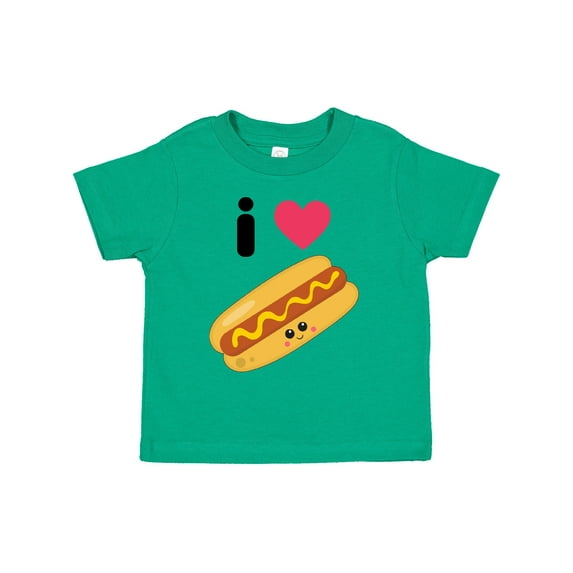 Inktastic I Love Hot Dogs Boys or Girls Toddler T-Shirt
