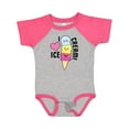 thumbnail image 1 of Inktastic I Love Ice Cream with Cute Ice Cream Cone Boys or Girls Baby Bodysuit, 1 of 5