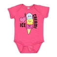thumbnail image 1 of Inktastic I Love Ice Cream with Cute Ice Cream Cone Boys or Girls Baby Bodysuit, 1 of 5