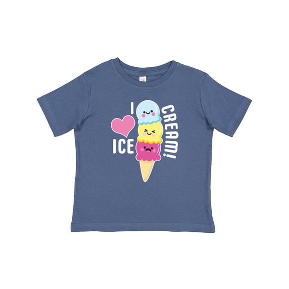 Inktastic I Love Ice Cream with Cute Ice Cream Cone Boys or Girls Baby T-Shirt