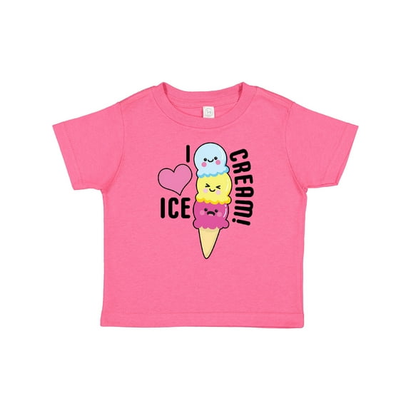 Inktastic I Love Ice Cream with Cute Ice Cream Cone Boys or Girls Baby T-Shirt