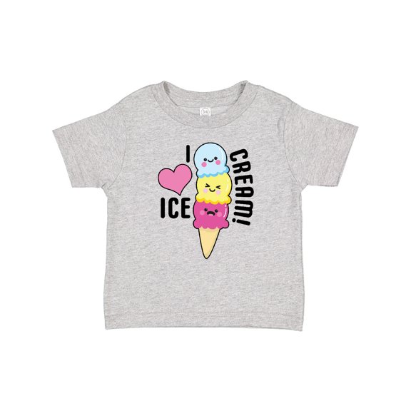 Inktastic I Love Ice Cream with Cute Ice Cream Cone Boys or Girls Baby T-Shirt