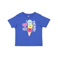 thumbnail image 1 of Inktastic I Love Ice Cream with Cute Ice Cream Cone Boys or Girls Baby T-Shirt, 1 of 5
