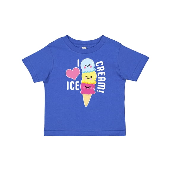 Inktastic I Love Ice Cream with Cute Ice Cream Cone Boys or Girls Baby T-Shirt