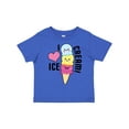 thumbnail image 1 of Inktastic I Love Ice Cream with Cute Ice Cream Cone Boys or Girls Toddler T-Shirt, 1 of 5