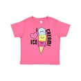 thumbnail image 1 of Inktastic I Love Ice Cream with Cute Ice Cream Cone Boys or Girls Toddler T-Shirt, 1 of 5