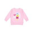 thumbnail image 1 of Inktastic I Love Ice Cream with Cute Ice Cream Cone Toddler Sweatshirt, 1 of 4