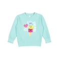 thumbnail image 1 of Inktastic I Love Ice Cream with Cute Ice Cream Cone Toddler Sweatshirt, 1 of 4