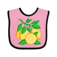 thumbnail image 1 of Inktastic I Love Lemons with Lemon Tree Branch Illustration Boys or Girls Baby Bib, 1 of 4