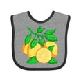 thumbnail image 1 of Inktastic I Love Lemons with Lemon Tree Branch Illustration Boys or Girls Baby Bib, 1 of 4