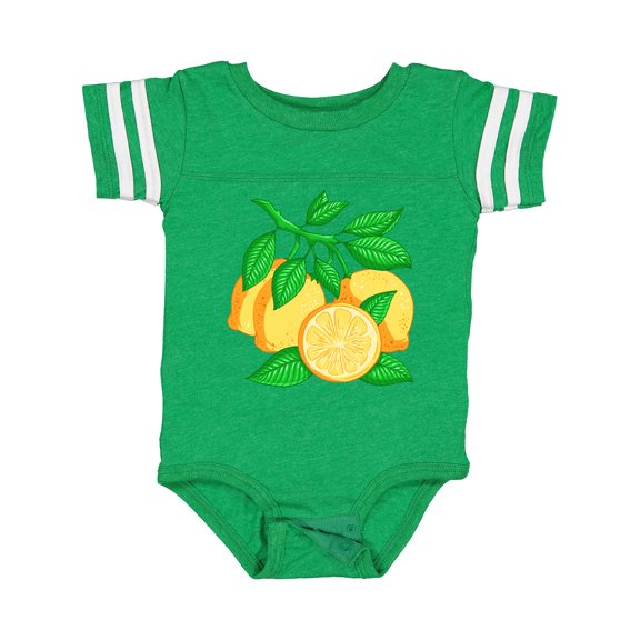 Inktastic I Love Lemons with Lemon Tree Branch Illustration Boys or Girls Baby Bodysuit