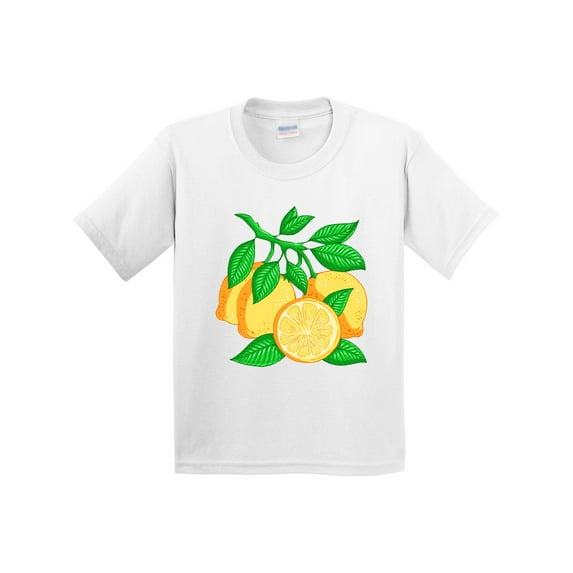 Inktastic I Love Lemons with Lemon Tree Branch Illustration Youth T-Shirt
