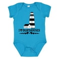 thumbnail image 1 of Inktastic I Love Lighthouses Girls Baby Bodysuit, 1 of 5