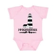 thumbnail image 1 of Inktastic I Love Lighthouses Girls Baby Bodysuit, 1 of 5