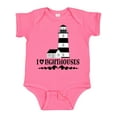 thumbnail image 1 of Inktastic I Love Lighthouses Girls Baby Bodysuit, 1 of 5