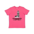 thumbnail image 1 of Inktastic I Love Lighthouses Youth T-Shirt, 1 of 5