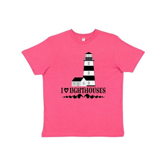 Inktastic I Love Lighthouses Youth T-Shirt
