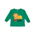 thumbnail image 1 of Inktastic I Love Lions Boys or Girls Long Sleeve Toddler T-Shirt, 1 of 5