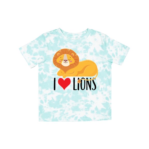 Inktastic I Love Lions Boys or Girls Toddler T-Shirt