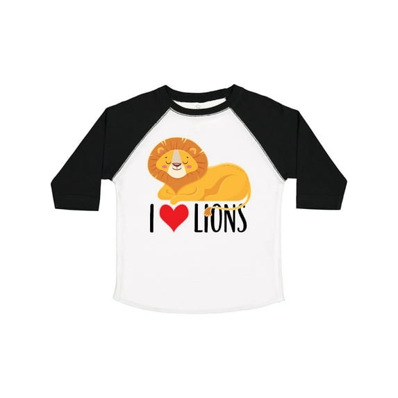 Inktastic I Love Lions Boys or Girls Toddler T-Shirt