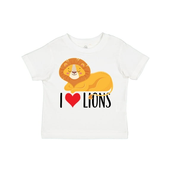 Inktastic I Love Lions Boys or Girls Toddler T-Shirt