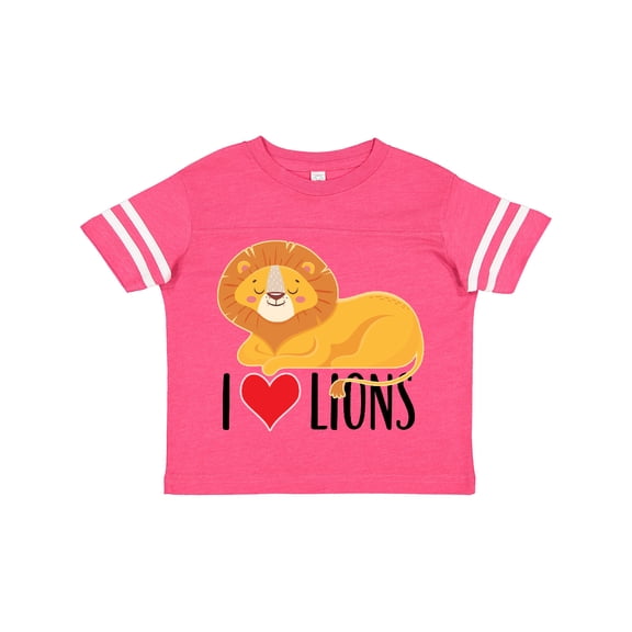 Inktastic I Love Lions Boys or Girls Toddler T-Shirt