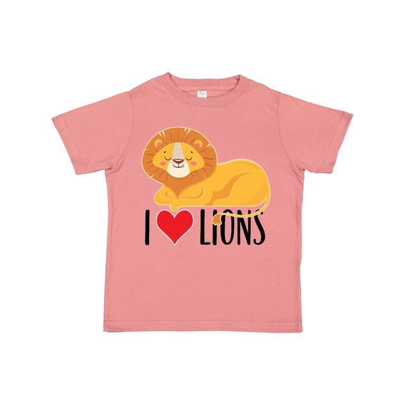 Inktastic I Love Lions Boys or Girls Toddler T-Shirt
