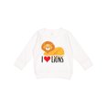 thumbnail image 1 of Inktastic I Love Lions Toddler Sweatshirt, 1 of 4