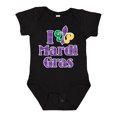 thumbnail image 1 of Inktastic I Love Mardi Gras Boys or Girls Baby Bodysuit, 1 of 5