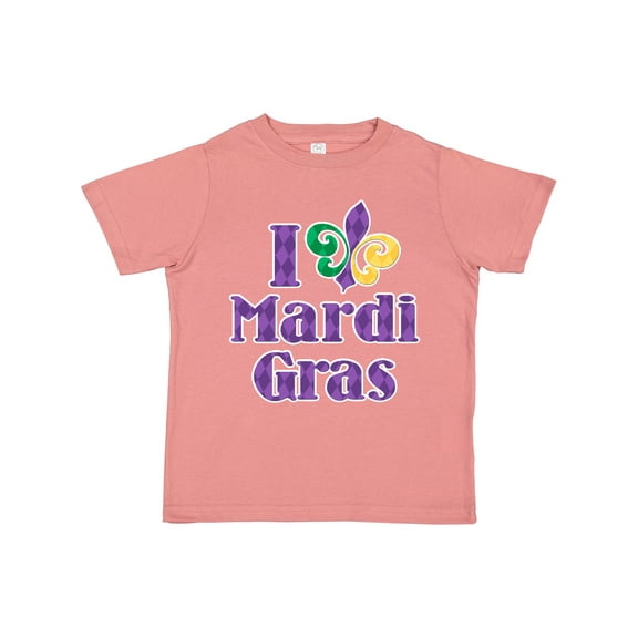 Inktastic I Love Mardi Gras Boys or Girls Toddler T-Shirt