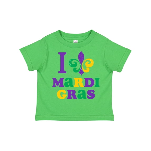Inktastic I Love Mardi Gras Boys or Girls Toddler T-Shirt