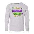 thumbnail image 1 of Inktastic I Love Mardi Gras Confetti Long Sleeve Youth T-Shirt, 1 of 5