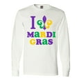 thumbnail image 1 of Inktastic I Love Mardi Gras Long Sleeve T-Shirt, 1 of 5