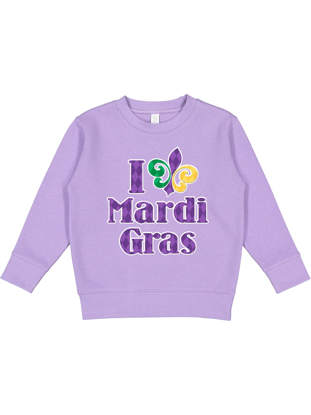 Kids Mardi Gras Sweatshirt Purp