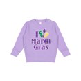 thumbnail image 1 of Inktastic I Love Mardi Gras Toddler Sweatshirt, 1 of 4
